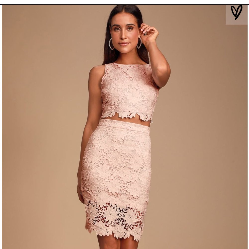 Look at me wow - 2piece blush sz M